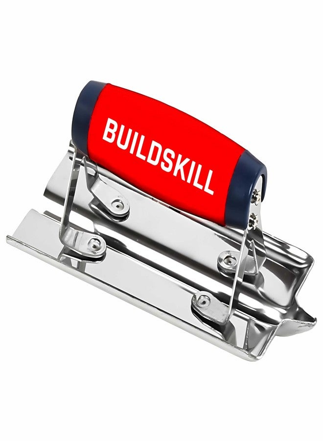 BUILDSKILL أداة تشذيب حواف الخرسانة من BUILDSKILL | منشفة تشذيب حواف خرسانية عالية الجودة بمقبض مطاطي مريح | شفرة متينة من الفولاذ الكربوني/الفولاذ المقاوم للصدأ | مثالية لمشاريع البناء والخرسانة - Image 1